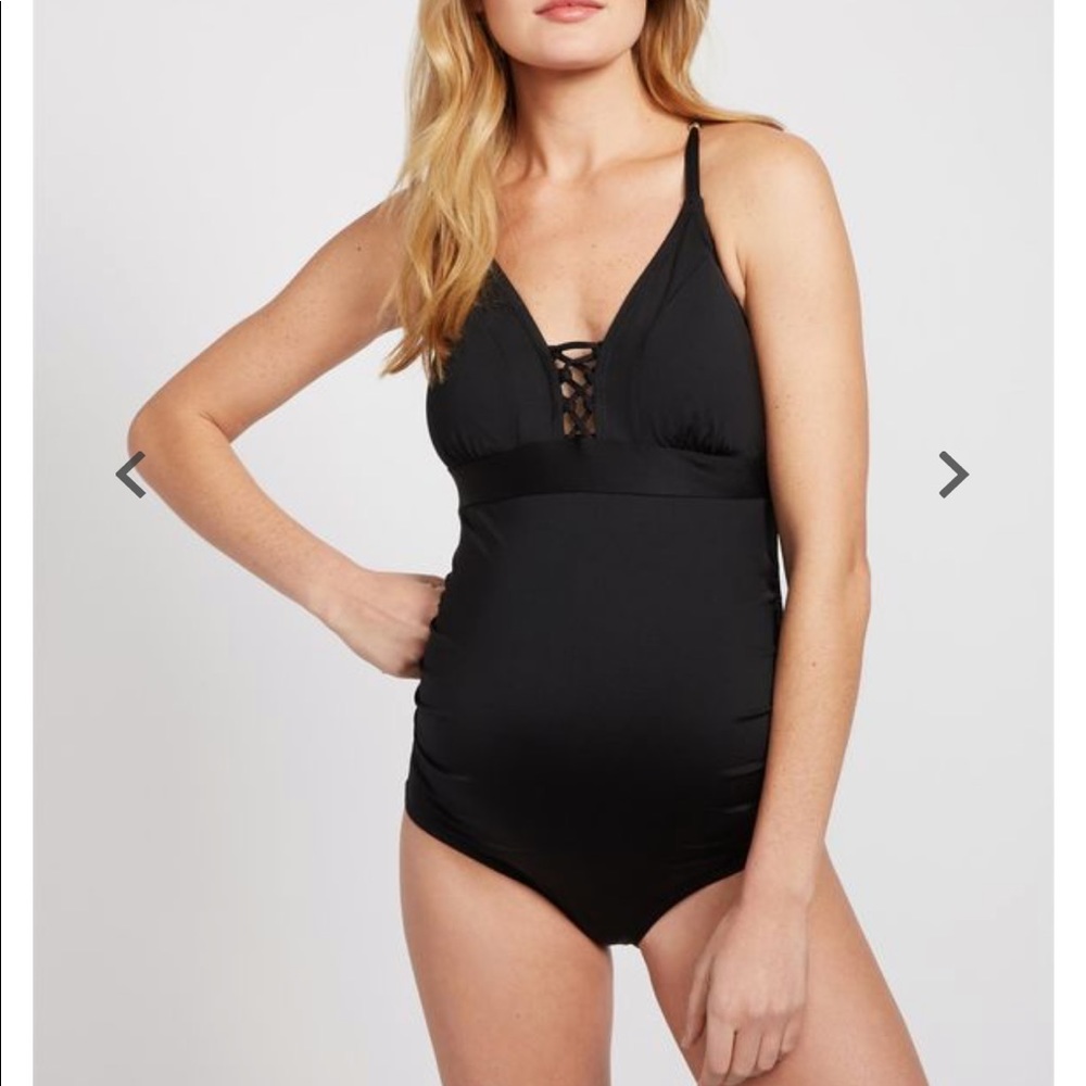 Pea in the Pod Maternity one piece swim suit